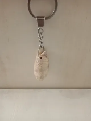 Llavero caracola natural
