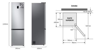 Nevera Combi Samsung - Puerta Inox