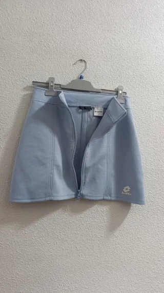Falda Lotto Vintage Azul Talla M de Zara y2k style