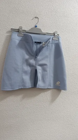 Falda Lotto Vintage Azul Talla M de Zara y2k style