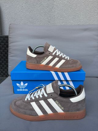 Adidas Handball Spezial Marrones y Blancas