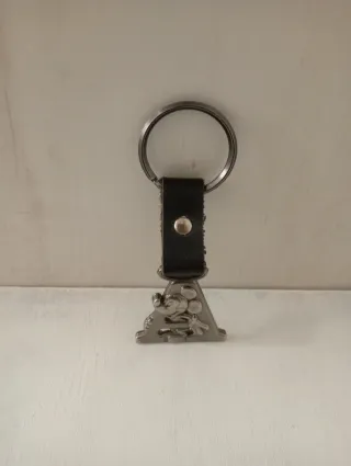 Llavero Disneyland Cuero Letra A Mickey