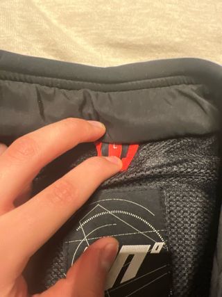 Chaqueta de moto negra