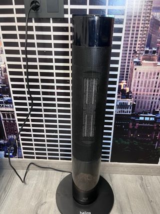 Calefactor Helios Home Negro Efecto Chimenea