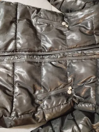 Giubbotto nero donna  lucido taglia 44