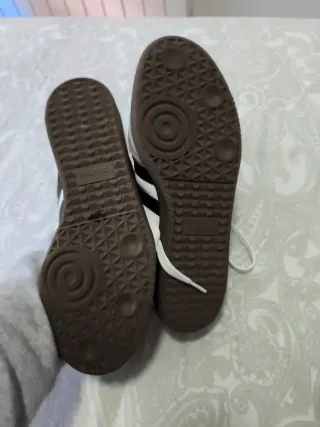 Adidas Samba Gris y Blanco