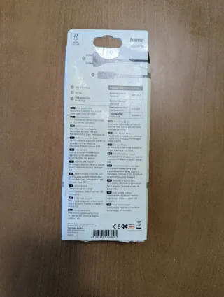 Cable de alimentación Hama Euro 2.5m