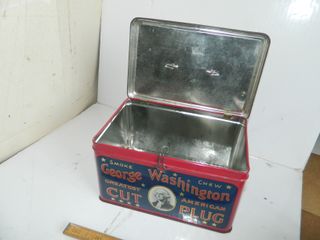 Scatola latta George Washington Greatest American