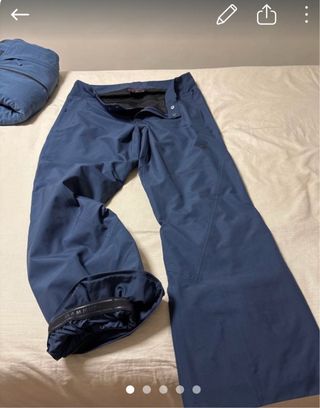 Pantalón da sci Mammut uomo blu