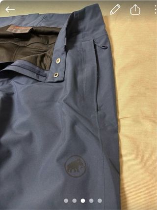 Pantalón da sci Mammut uomo blu