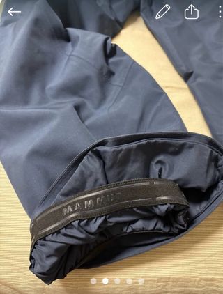 Pantalón da sci Mammut uomo blu