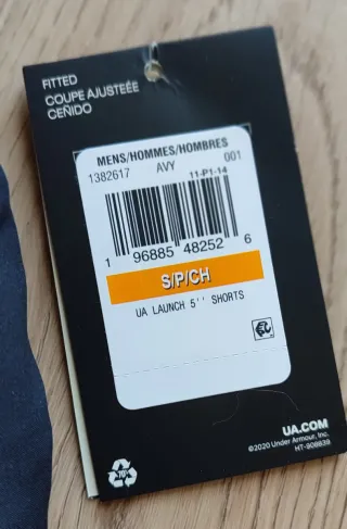 Pantalón corto Under Armour Negro Talla S , nuevos