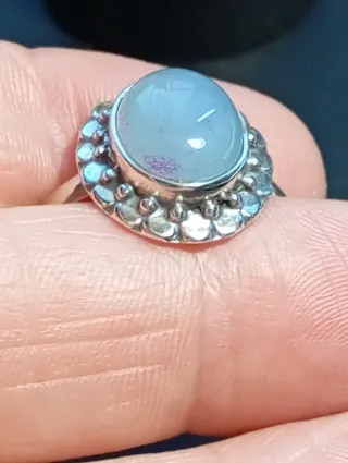 Anillo Plata Ley agata