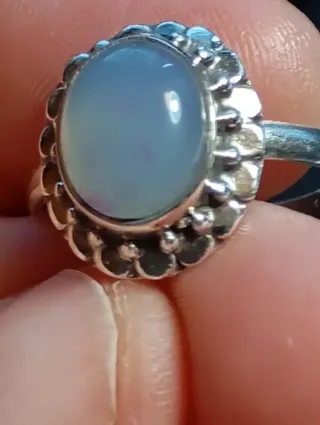 Anillo Plata Ley agata