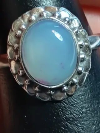 Anillo Plata Ley agata