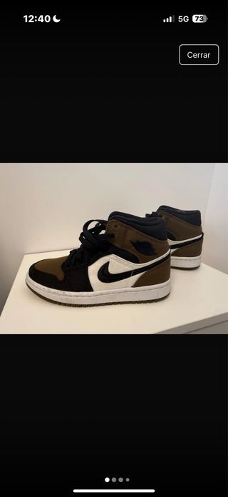 Nike Jordan Marrones y Blancas
