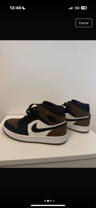 Nike Jordan Marrones y Blancas