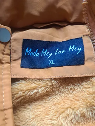 Abrigo Plumas Mujer Mostaza Talla XL