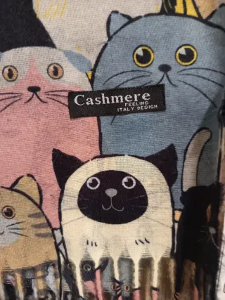 Bufanda Gatitos Kawaii Multicolor