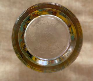 4 Bicchieri Vintage Francesi favole La Fontaine