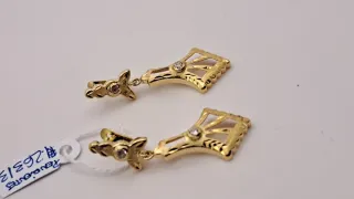 Pendientes Oro 18k con Circonitas