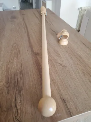 Barra de cortina de madera