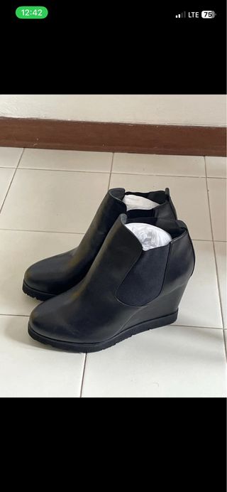 Stivali neri Chelsea donna Tg 39