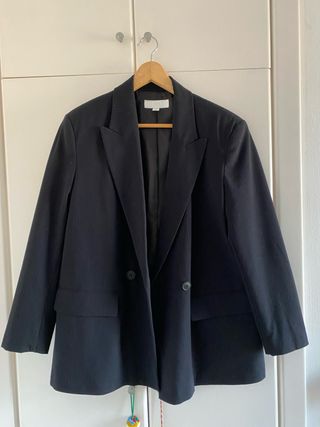 Blazer Zara Raya Gris Talla M