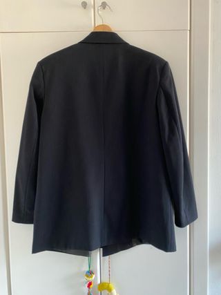 Blazer Zara Raya Gris Talla M