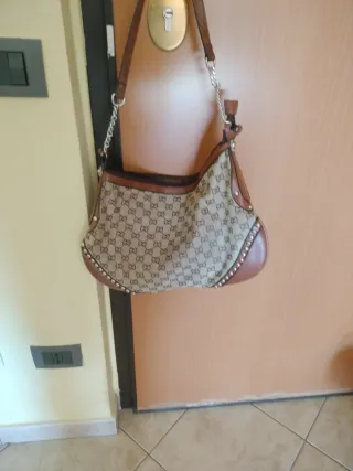 Borsa vintage Gucci beige/marrone....