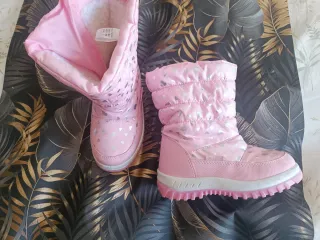 Botas de nieve rosas niña Talla 30