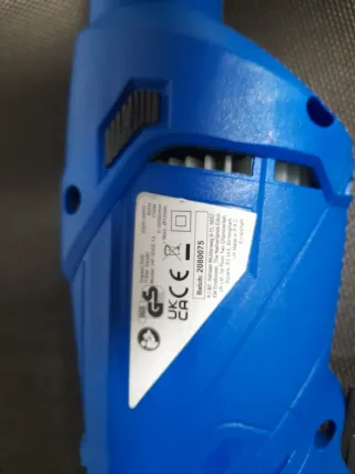 Taladro Kinzo Azul con Mango Auxiliar