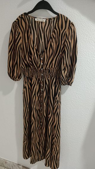 Vestido midi estampado S