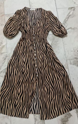 Vestido midi estampado S