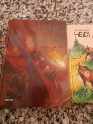 Lote 2 libros: Mar en los Trolls y Heidi