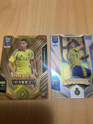 2 Cartas FIFA 365 Cristiano Ronaldo