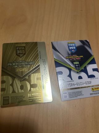 2 Cartas FIFA 365 Cristiano Ronaldo
