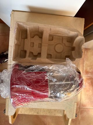 Máquina Chicles roja Retro Cristal y Metal