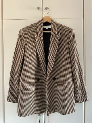 Blazer cuadros Zara Talla S