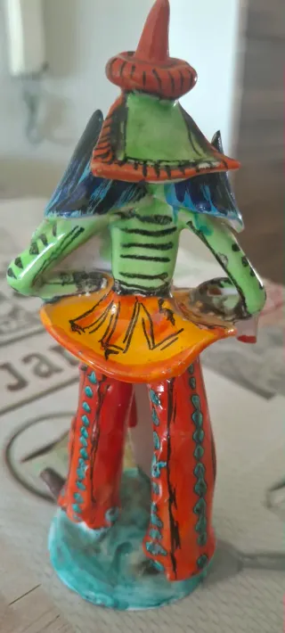 Ceramica vintage personaggio colorato