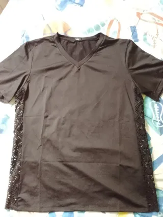 Camiseta sexy hombre encaje M/L