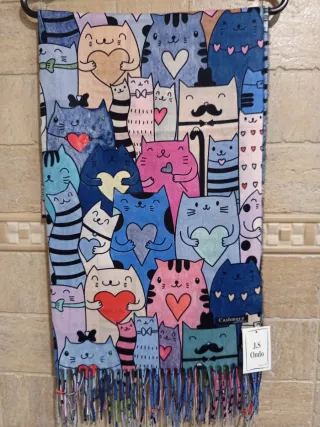 Bufanda Kawaii Gatitos