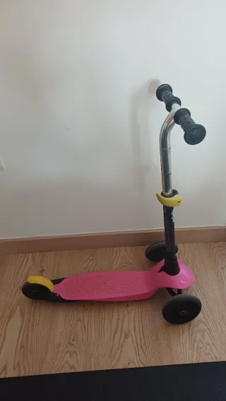 Patinete 3 ruedas rosa