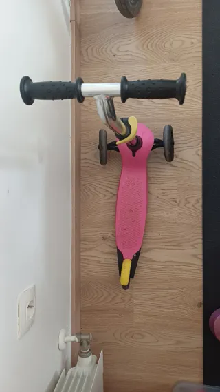 Patinete 3 ruedas rosa