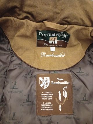 Chaquetón de caza Percusion marrón