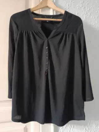 Blusa negra H&M Talla M