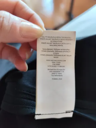 Vestido Negro Michael Kors