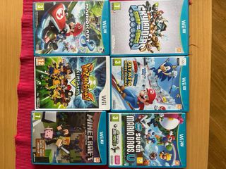 Nintendo Wii U+ 6 juegos + 2 mandos + accesorios