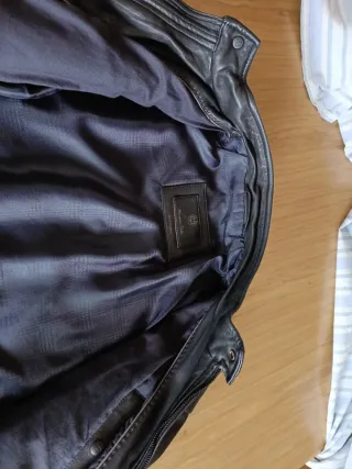 Giubbotto in pelle uomo Massimo Dutti taglia S