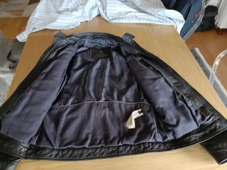 Giubbotto in pelle uomo Massimo Dutti taglia S